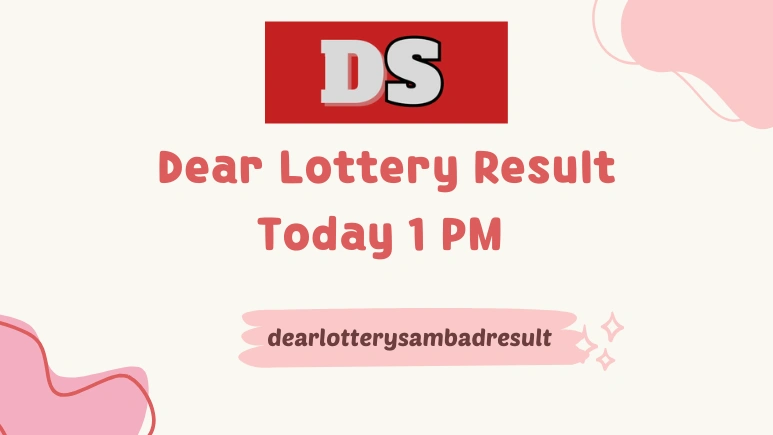 Dear Lottery Result Today 1 PM